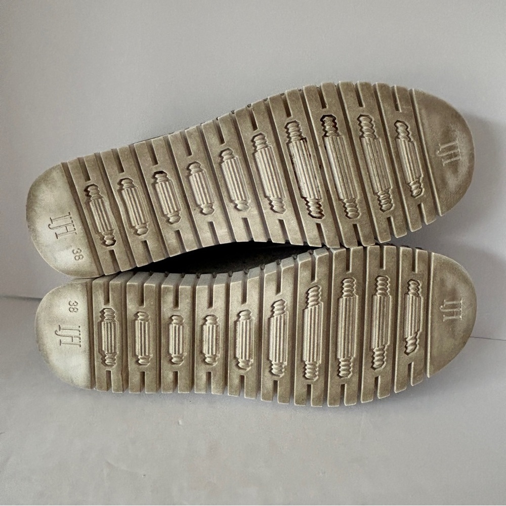 Ilse Jacobsen Tulip 3576 Slip On Comfort Shoe Flat Perforated Gunmetal EU38 US 8 - Picture 10 of 12